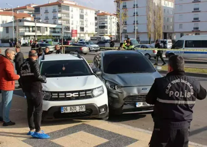 Aksaray’da park tartışması kanlı bitti! 1’i Polis 3 yaralı